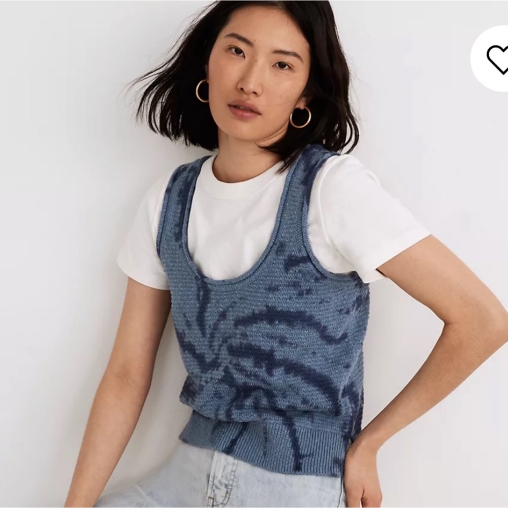 Madewell Tie-Dye Fairview Sweater Tank Small